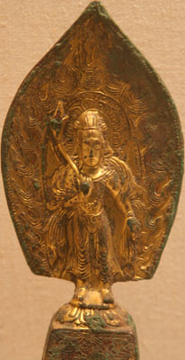 Gilt bronze bodhisattva statue Gilt bronze bodhisattva statue